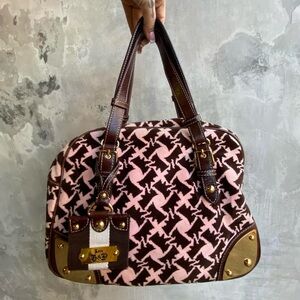 Rare Vintage y2k Juicy Couture Scottie Dog Velour Bag